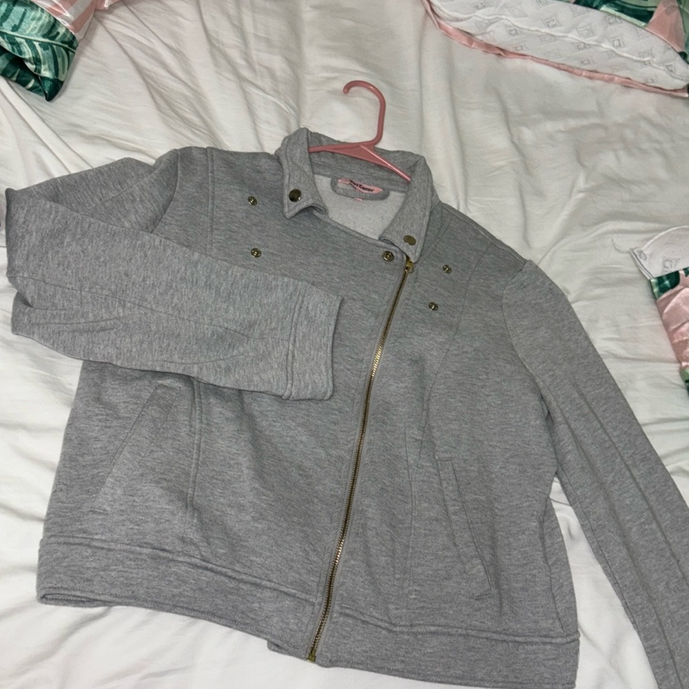 XL GREY JUICY COUTURE JACKET